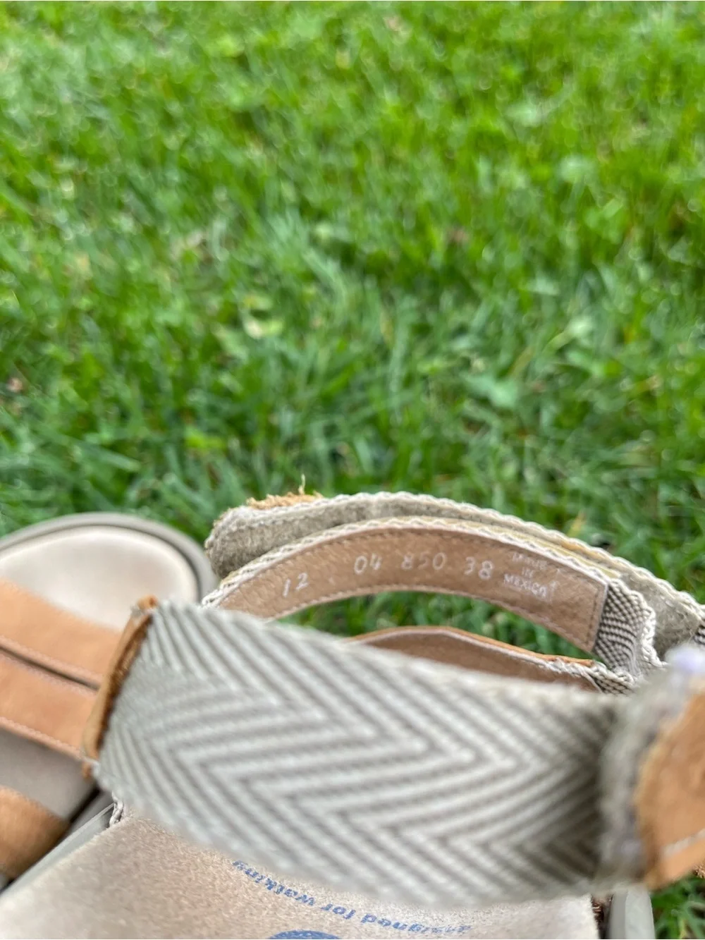 Wolky Jewel Leather Walking Sandals Tan Beige Adjustable Comfort Eu 38 US 7-7.5